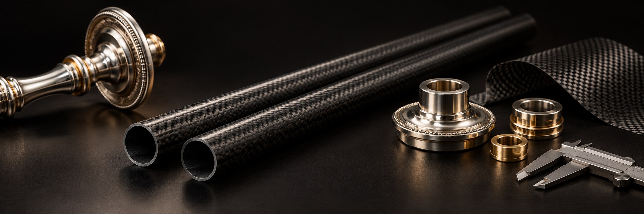Carbon-fiber rods and Atzei Chaim components - illustration