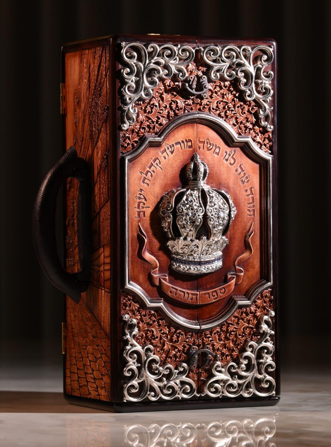 Custom Aron Kodesh & Carrying Case