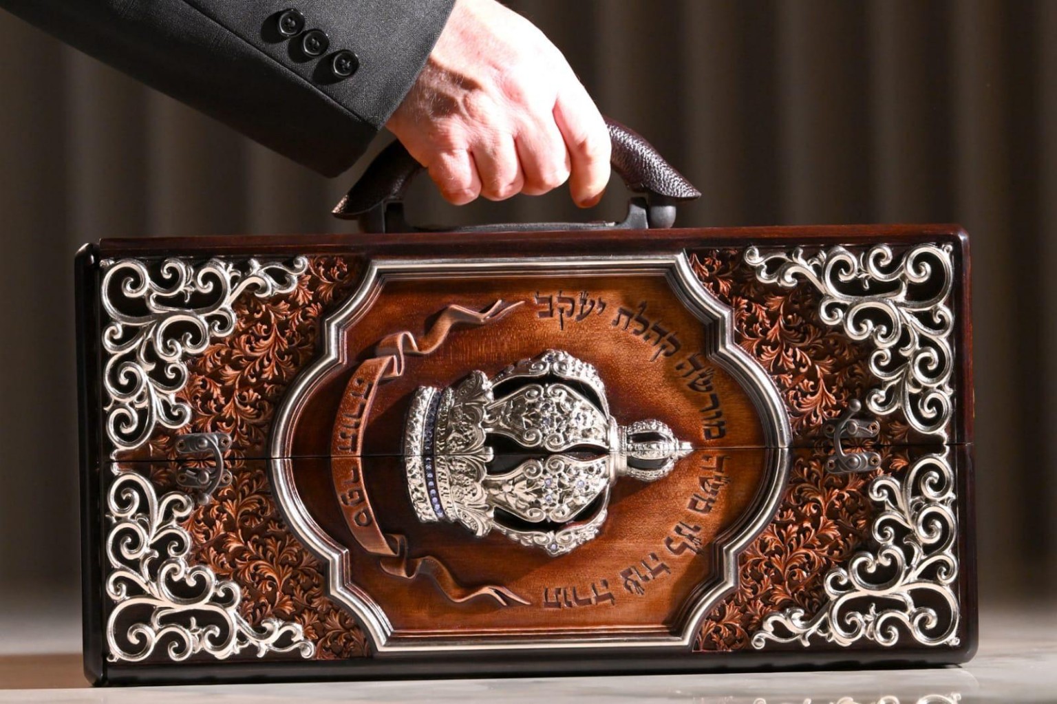 Custom Aron Kodesh & Carrying Case