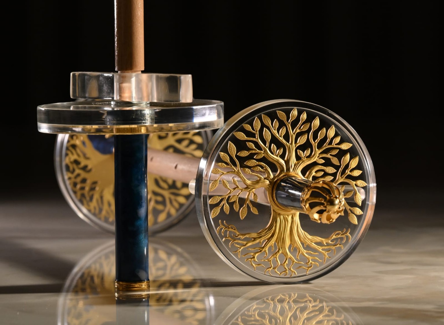 Tree of Life Atzei Chaim in Yellow Gold
